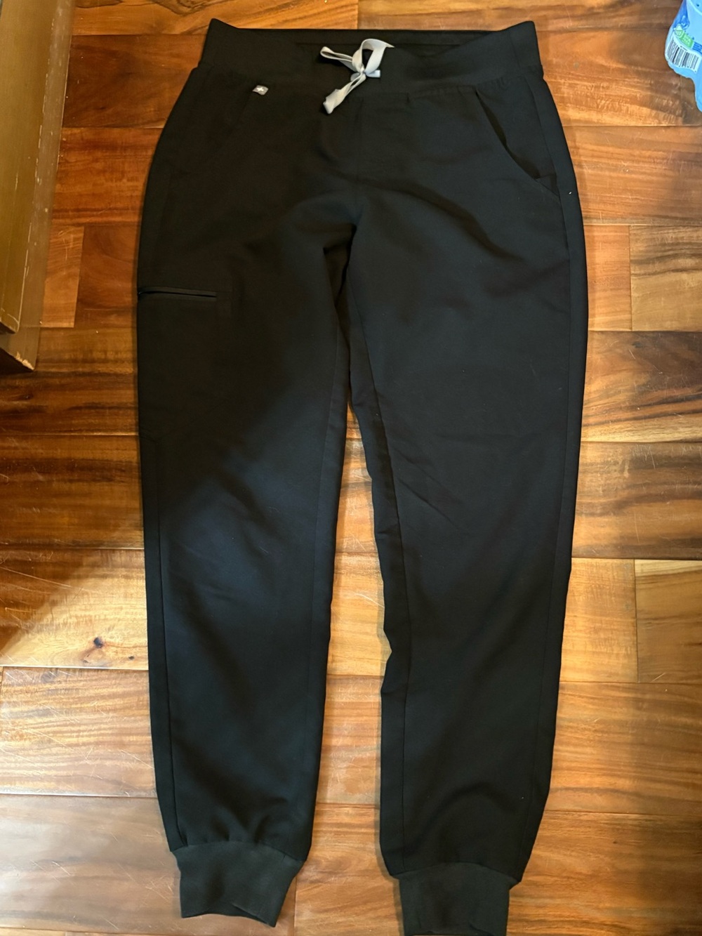 FIGS Zamora Jogger Scrub Pants Black Women’s Size S (0412)
